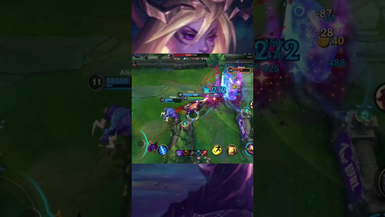 CRAZY DAMAGE LUX COMBO MONTAGE | WILD RIFT 