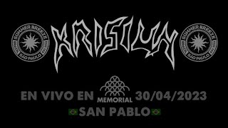 KRISIUN - &quot;Intro&quot; + &quot;Ravager&quot; - 30/04/2023 - Memorial, San Pablo