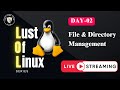 Day‑2 Linux Tutorial (2025): Directory Management | Beginners to Advanced | DevOps | DevSecOps