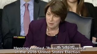 Sen. Klobuchar Questions Yates And Clapper About Flynn's Russian Ties
