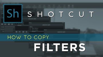 How to Copy Filter Settings from One Video to Others on Shotcut - You Might Not Know About This Hack