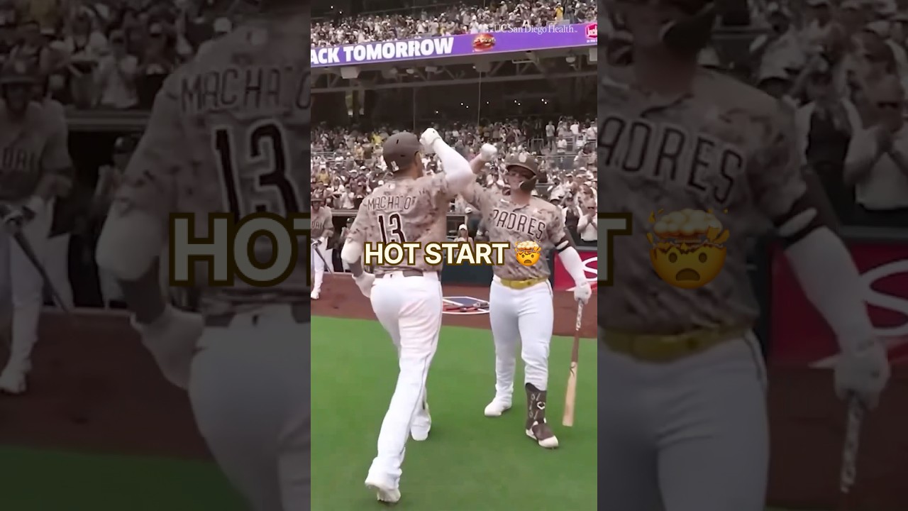 GOING BACK-TO-BACK-TO-BACK!!! #mlb #padres #baseball #homerun #highlights
