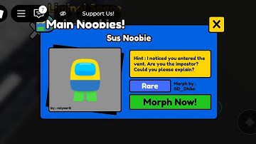 How To Get Sus Noobie | Find The Noobies Morphs Roblox