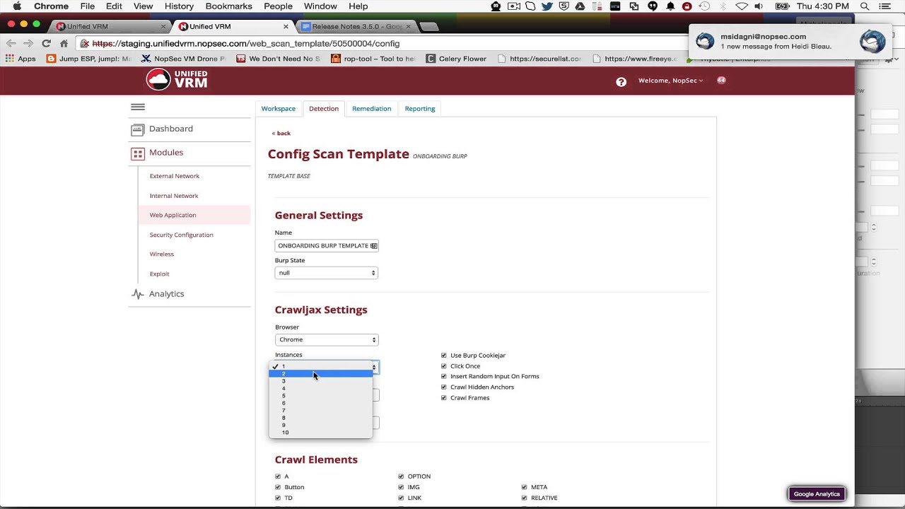NopSec Unified VRM - Web Module Scan Template - YouTube