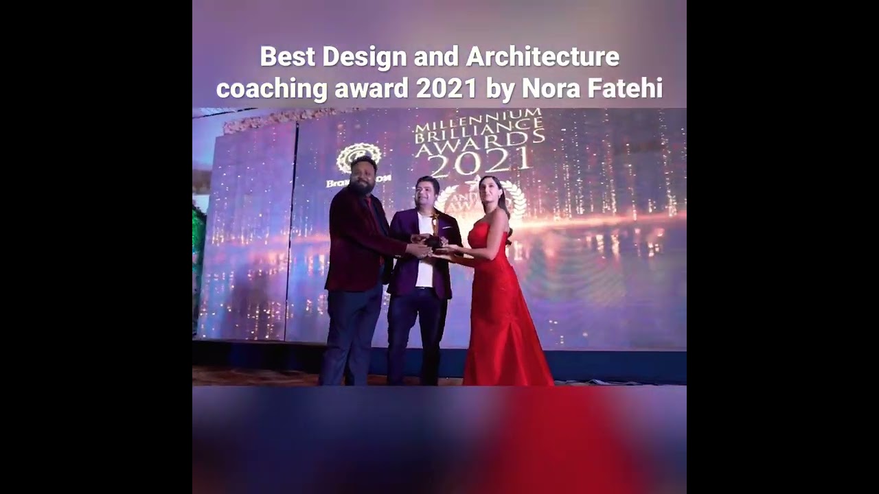 Best NID | NIFT | NATA | UCEED Coaching 2021 Award by Nora Fatehi