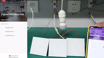 bseed zigbee single live line switch 1gang 3way