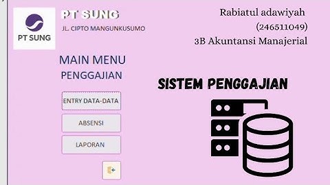 Aplikasi Perhitungan dan Pencatatan Gaji Karyawan Berbasis Ms Access_Rabiatul Adawiyah(246511049)