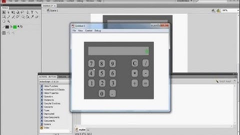 Make A Very Easy Calculator In Flash