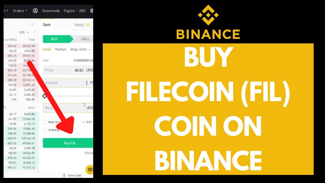 How To Buy Filecoin (FIL) On Binance (2021) - YouTube