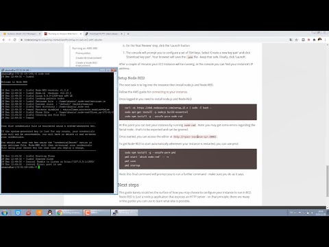 【Create Own IoT Server#02】Install Node Red On AWS EC2 Cloud Server