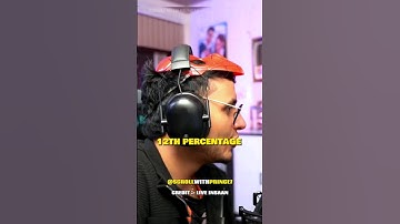 Triggered Insaan Telling His Percentage From V to Xll Standard 🤯📝👀 II ft: @triggeredinsaan#shorts