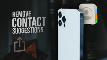 How to Remove Contact Suggestions from Share Sheet on iPhone (2024)