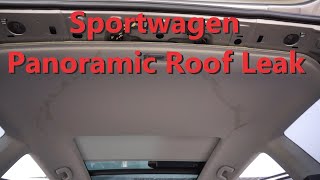 2017 VW Sportwagen Panoramic Roof Drain Fix