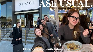 #AShUSUAL: DAY TRIP TO FLORENCE ITALY + OUTLET SHOPPING (W PRICES)! | ASHLEY SANDRINE