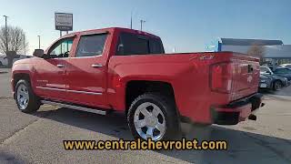 USED 2018 CHEVROLET SILVERADO 1500 4WD Crew Cab 143.5" LTZ w/2LZ at Central Chevrolet Cadillac ...