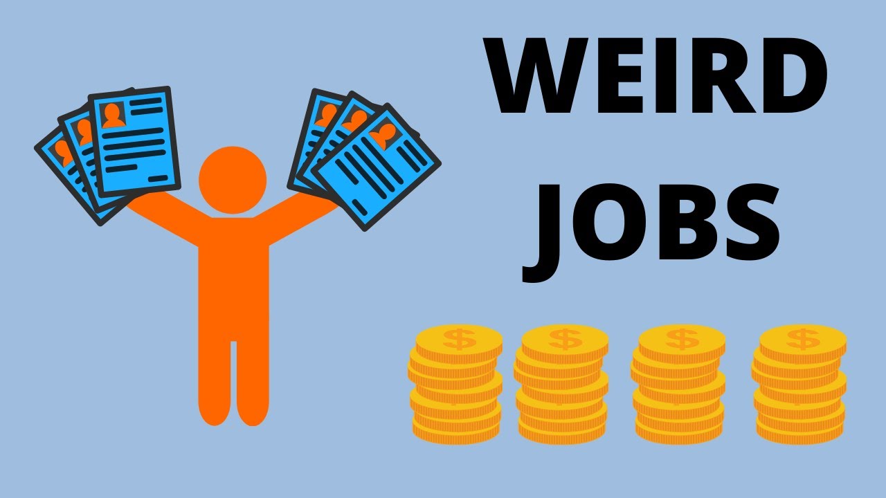 12 Unusual jobs that pay well YouTube