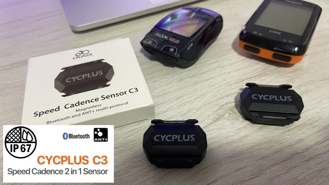 Cycplus C3 como configurar sensor de velocidade / cadência - YouTube