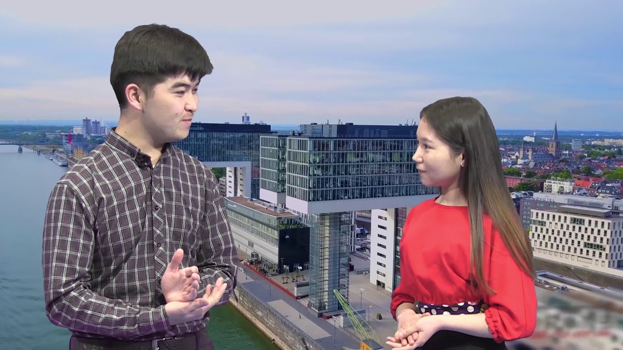 Германияда окуп келген студент