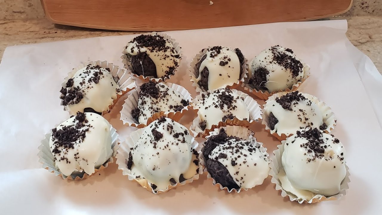 the best tasting dessert and only 3 ingredient oreo truffles #chocolate ...