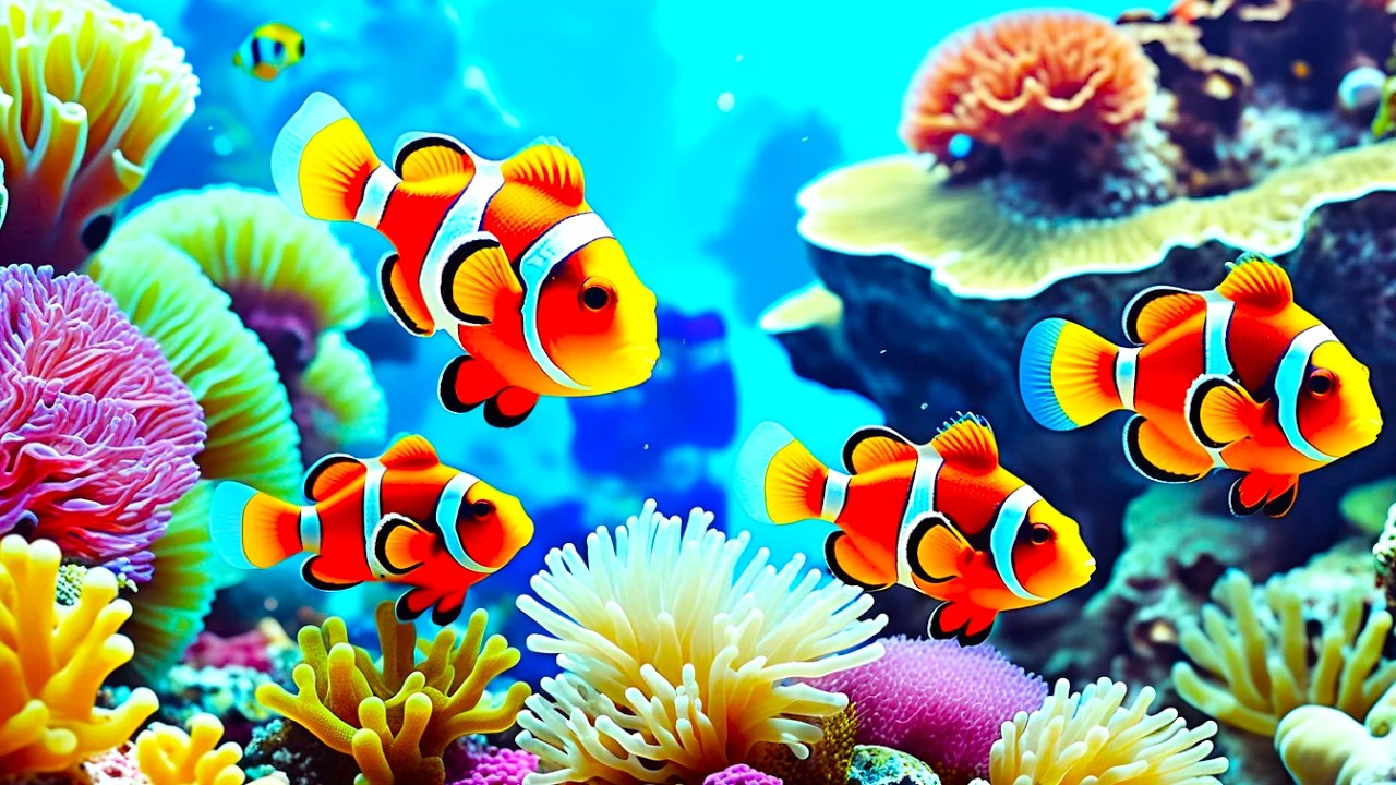 The Best 4K Aquarium - Explore the Stunning World of Sea Jellyfish and Beautiful Coral Reef Fish. #8