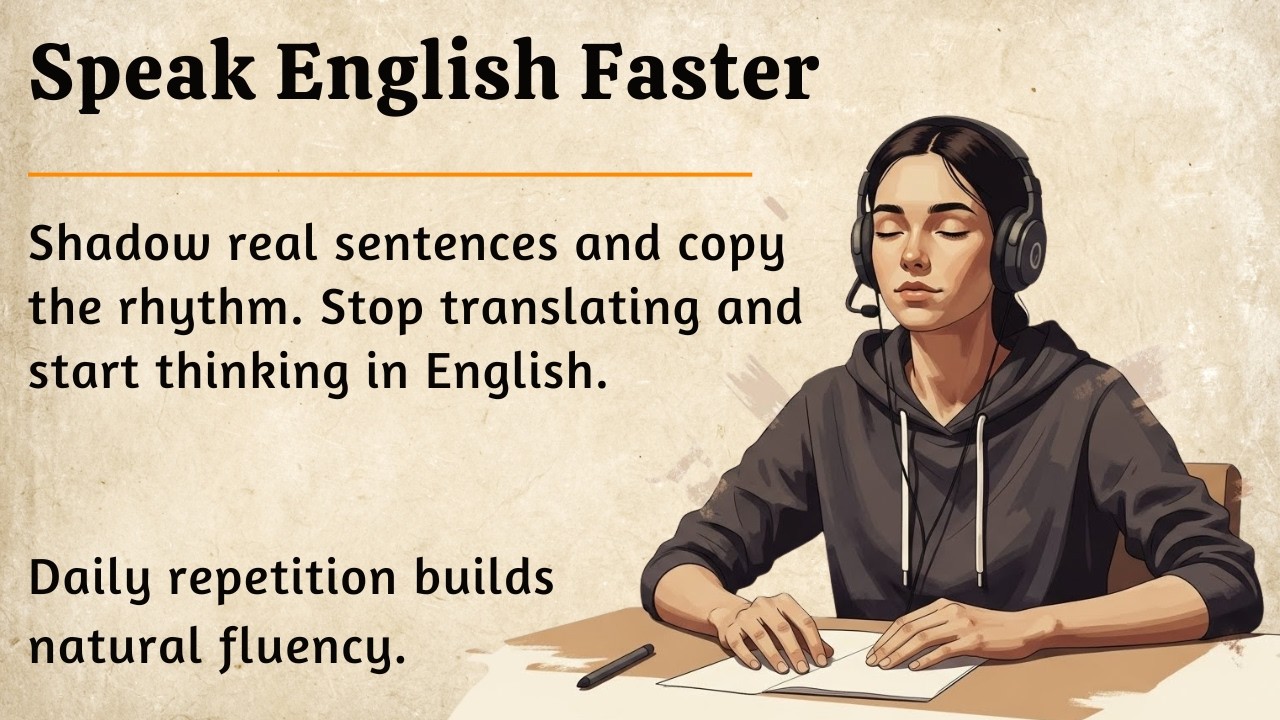 shadowing English Practice || Graded Reader || Improve Your English Fluency