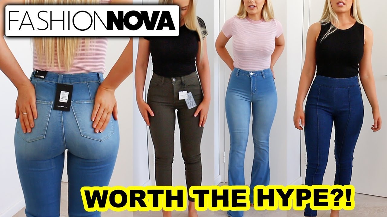 FASHION NOVA JEANS: Worth The Hype?! - YouTube