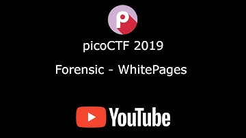 picoCTF 2019 writeup [20] - Forensic - WhitePages