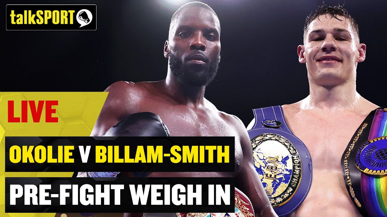 Live The Weigh In Lawrence Okolie V Chris Billam Smith Youtube