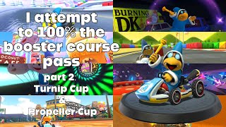 I attempt to 100% the booster course pass pt 2: turnip & propeller cups