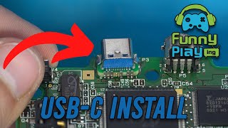 FunnyPlaying GBA SP USB C Mod Install