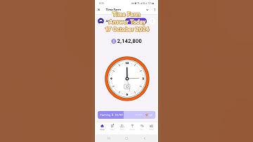 Time Farm Answer 17 October | When was the launch of the Steller (XLM) network? | Time Farm Listing