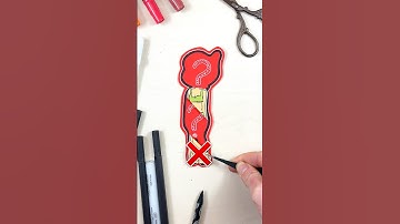 Solving Impossible Puzzle with Joy by Inside Out 💙#insideout #insideout2 #joy  #puzzle #papercraft