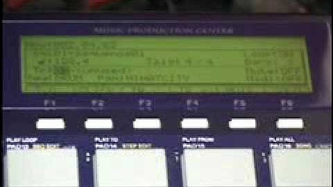 AKAI MPC1000 Yamaha Motif Sync Setting