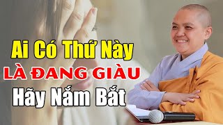 Người Đang Có Những THỨ NÀY Là Đang THẬT SỰ GIÀU CÓ .. Hãy Nắm bắt | Ni Sư Hương Nhũ Giảng