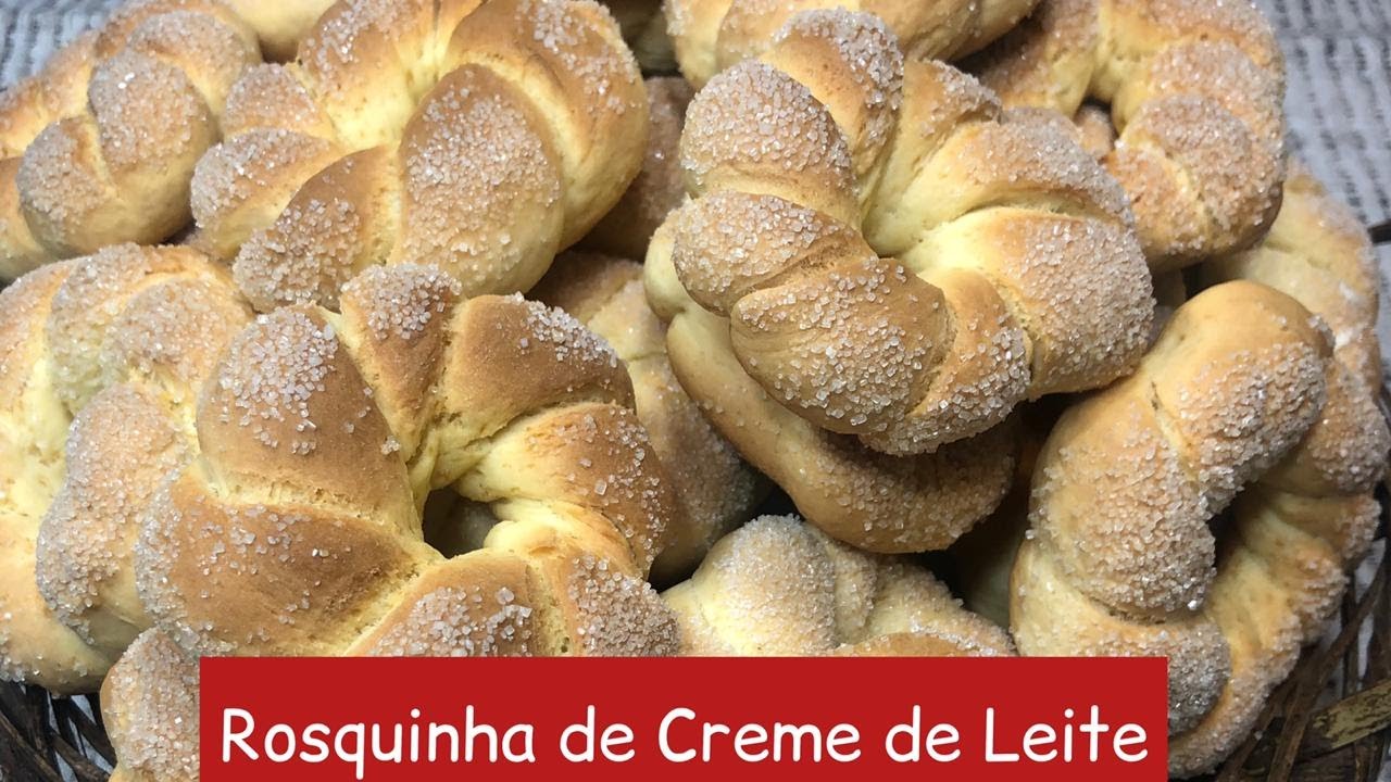 ROSQUINHAS DE CREME DE LEITE - RECEITA DE FAMÍLIA