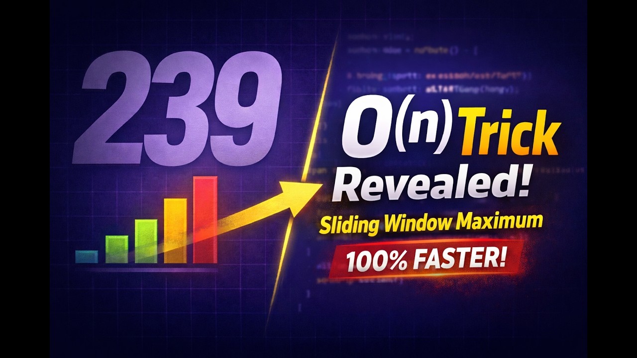 LeetCode 239 – Sliding Window Maximum | JavaScript | Hard Problem | DSA ...