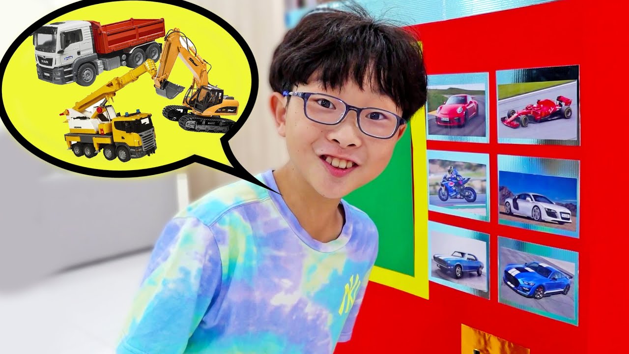 예준이의 자동차 장난감 트럭놀이 조립놀이 색칠놀이 Car Toy Play with Color Block Assembly
