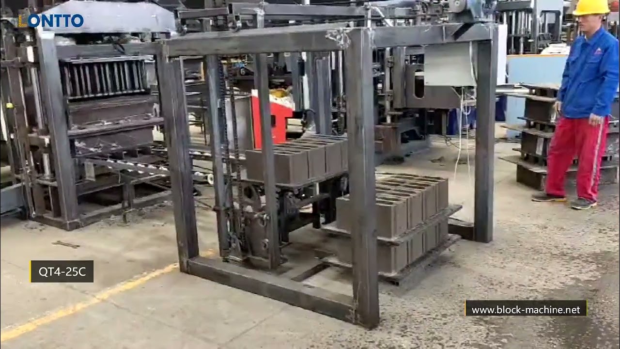 QT4-25C 8inches automatic hollow block making machine