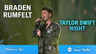 Braden Rumfelt Sings ‘cardigan’ by Taylor Swift on American Idol