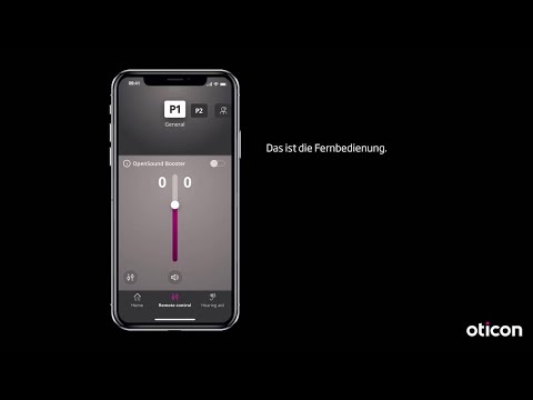 Anleitung: Die Fernbedienung in der Oticon ON App bedienen