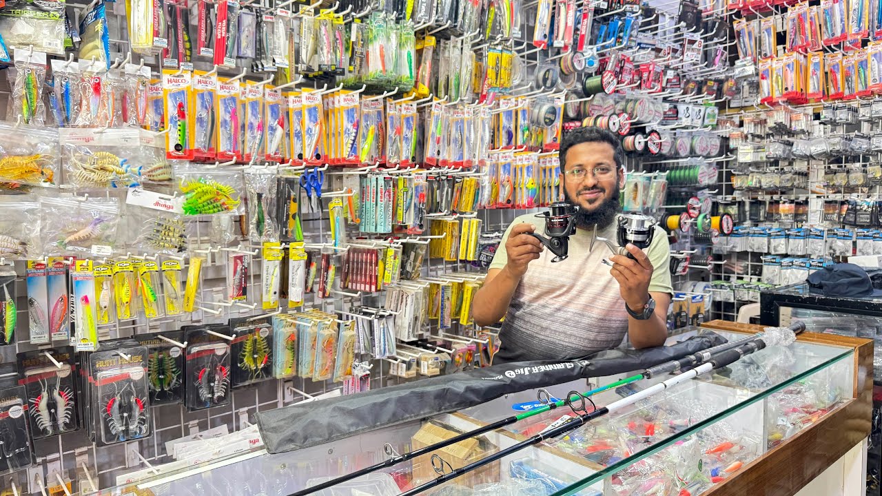 Fishing Rod Wholesale Market | Fishing Reel | Fishing Line | Saqib Hunerkar Vlogs