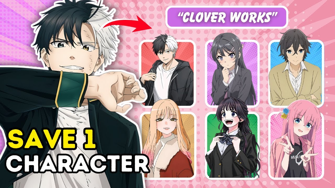 Save 1 ANIME CHARACTER from each ANIME STUDIO 🎥🔥 | Anime Quiz!