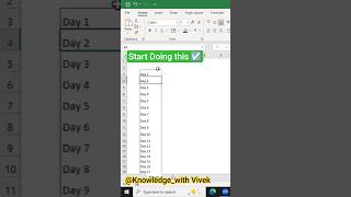 Excel Amazing Tricks &amp; Tips use Sequence functions 🔥 #excel #short #shortsfeed