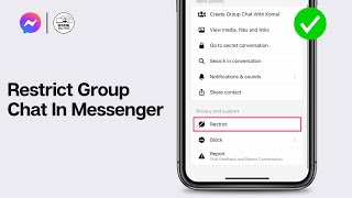 How To Restrict Group Chat In Messenger (2024 UPDATED)