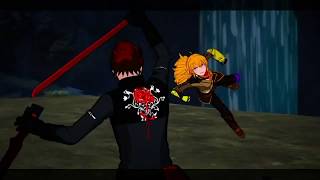 60Fps Hd Rwby Season 6 Yang Vs Adam Part 34