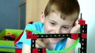 Fischertechnik 533872 - PROFI Dynamic M | Baukasten | Kugelbahn Murmelbahn | Produktvideo