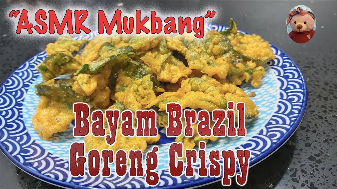 Bayam Brazil Goreng Tepung Crispy Asmr Mukbang Bayam Berempah Youtube