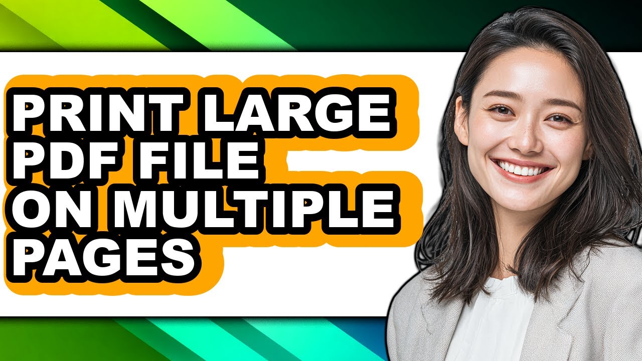 How to Print Large Pdf File on Multiple Pages - Easy Guide - YouTube