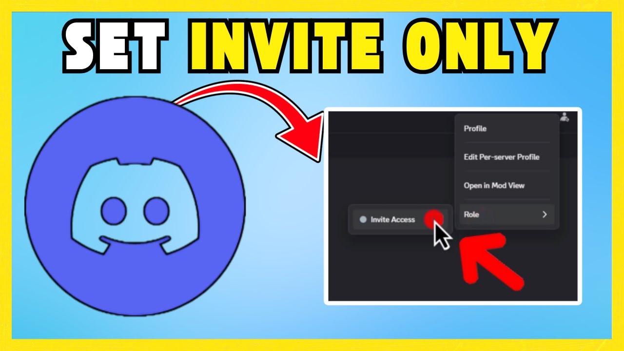 How To Set Invite  Only On Discord  Server - The Easy Way!