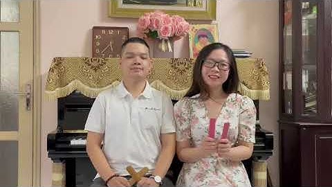 Minh họa gõ đệm bài Đi cắt lúa (SGK Âm nhạc 6 - Chân trời sáng tạo)